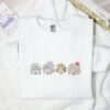 Anime Girls Chibi Embroidered Shirt