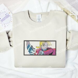 Edward Elric Fullmetal Alchemist Anime Embroidered Shirt 3