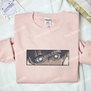 Isagi Yoichi Eyes Blue Lock Anime Embroidered Shirt 2 Isagi Yoichi Eyes Blue Lock Anime Embroidered Shirt 3
