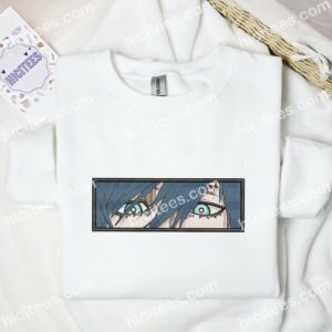 Rin Itoshi Eyes Blue Lock Anime Embroidered Shirt 2
