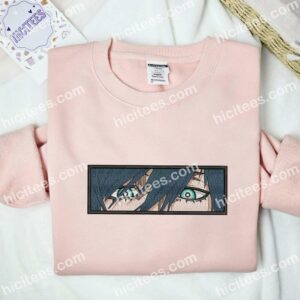 Rin Itoshi Eyes Blue Lock Anime Embroidered Shirt 3