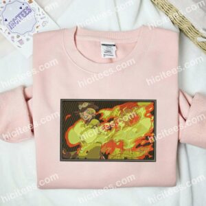 Sabo Fire One Piece Anime Embroidered Shirt 2 Sabo Fire One Piece Anime Embroidered Shirt 3
