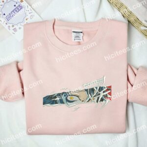 Anime Character Eyes Embroidered Shirt