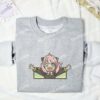 Anya Happy SpyxFamily Anime Embroidered Shirt