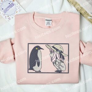 Anya and Penguin SpyxFamily Anime Embroidered Shirt 2