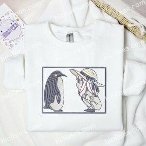 Anya and Penguin SpyxFamily Anime Embroidered Shirt