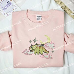 Appa In The Moon Avatar Anime Embroidered Shirt 1 Appa In The Moon Avatar Anime Embroidered Shirt 2