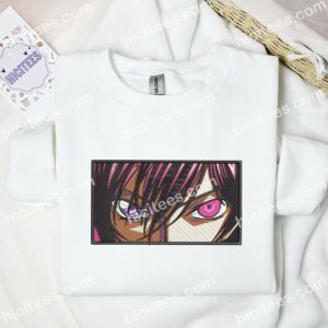 Lelouch Lamperouge Code Geass Anime Embroidered Shirt 1 Lelouch Lamperouge Code Geass Anime Embroidered Shirt