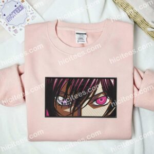 Lelouch Lamperouge Code Geass Anime Embroidered Shirt 2 Lelouch Lamperouge Code Geass Anime Embroidered Shirt