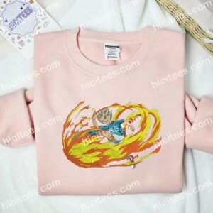 Atsuya Fubuki Fire Ball Inazuma Eleven Anime Embroidered Shirt 1 Atsuya Fubuki Fire Ball Inazuma Eleven Anime Embroidered Shirt2