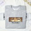 Baki Hanma Eyes Son Of Ogre Anime Embroidered Shirt