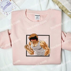 Baki Hanma Son Of Ogre Anime Embroidered Shirt 2