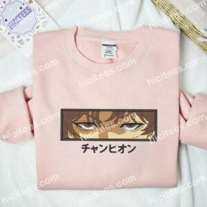 Baki The Grappler Eyes Son Of Ogre Anime Embroidered Shirt 1 Baki The Grappler Eyes Son Of Ogre Anime Embroidered Shirt2