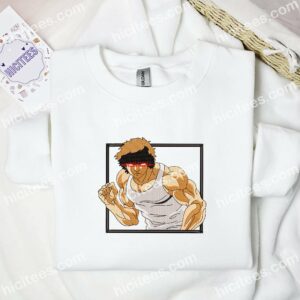 Baki Hanma Son Of Ogre Anime Embroidered Shirt