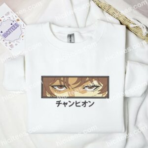 Baki The Grappler Eyes Son Of Ogre Anime Embroidered Shirt 2 Baki The Grappler Eyes Son Of Ogre Anime Embroidered Shirt