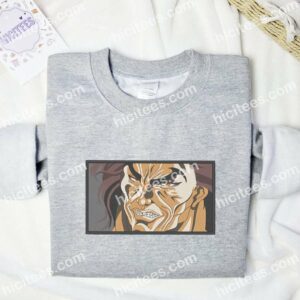 Baki The Grappler Face Son Of Ogre Anime Embroidered Shirt 1 Baki The Grappler Face Son Of Ogre Anime Embroidered Shirt2
