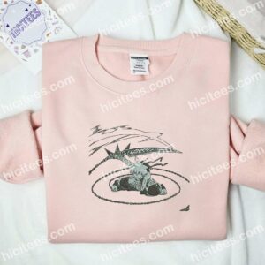 Black Star Soul Eater Anime Embroidered Shirt 1 Black Star Soul Eater Anime Embroidered Shirt2