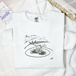 Black Star Soul Eater Anime Embroidered Shirt 2 Black Star Soul Eater Anime Embroidered Shirt