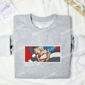 Buggy Face One Piece Anime Embroidered Shirt