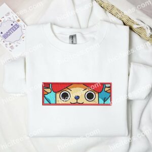 Chopper Eyes One Piece Anime Embroidered Shirt 1 Chopper Eyes One Piece Anime Embroidered Shirt2 1
