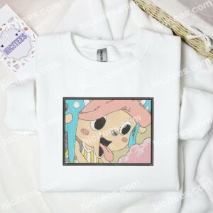 Chopper Funny Face One Piece Anime Embroidered Shirt