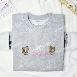 Chopper Horns One Piece Anime Embroidered Shirt 2 Chopper Horns One Piece Anime Embroidered Shirt
