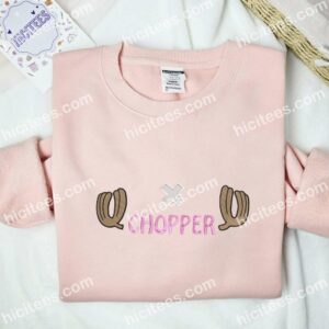 Chopper Horns One Piece Anime Embroidered Shirt 1 Chopper Horns One Piece Anime Embroidered Shirt2