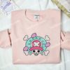 Chopper Jolly Roger One Piece Anime Embroidered Shirt