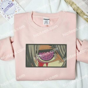 Ciel Phantomhive Eyes Black Butler Anime Embroidered Shirt2