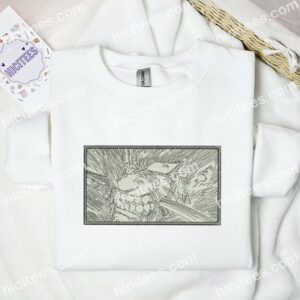 Guts Berserk Anime Embroidered Shirt 2 Guts Berserk Anime Embroidered Shirt 1