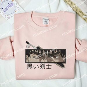 Guts Eyes Berserk Anime Embroidered Shirt3 1