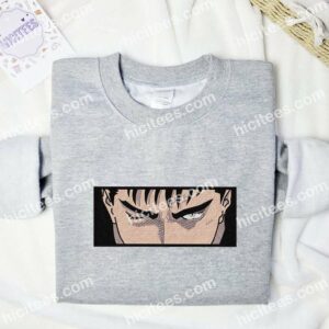 Guts Eyes Berserk Anime Embroidered Shirt4 1