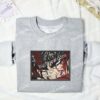 Guts Face Berserk Anime Embroidered Shirt