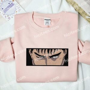 Guts Eyes Berserk Anime Embroidered Shirt