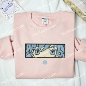 Chongyun Eyes Genshin Impact Anime Embroidered Shirt