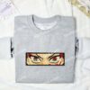 Daki Eyes Demon Slayer Anime Embroidered Shirt