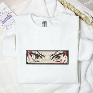 Daki Eyes Demon Slayer Anime Embroidered Shirt 3 1