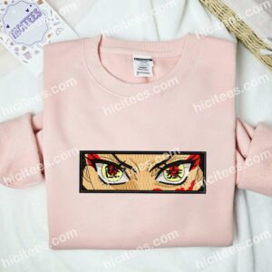 Daki Eyes Demon Slayer Anime Embroidered Shirt
