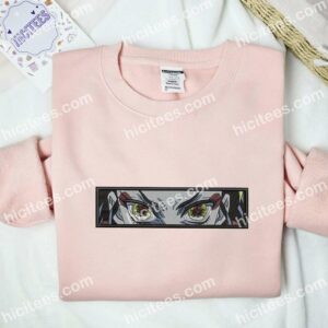 Daki Eyes Demon Slayer Anime Embroidered Shirt 2 Daki Eyes Demon Slayer Anime Embroidered Shirt 4