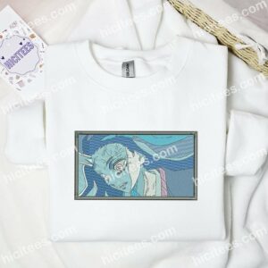 Daki Face Demon Slayer Anime Embroidered Shirt 1 Daki Face Demon Slayer Anime Embroidered Shirt 3 1