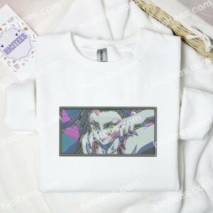 Daki Face Demon Slayer Anime Embroidered Shirt 1 Daki Face Demon Slayer Anime Embroidered Shirt 3