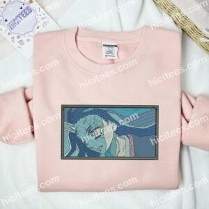 Daki Face Demon Slayer Anime Embroidered Shirt 2 Daki Face Demon Slayer Anime Embroidered Shirt 1