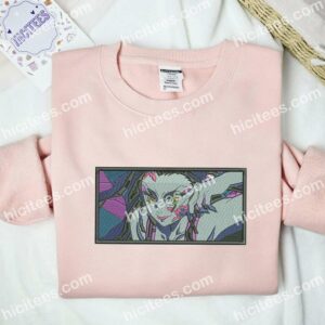 Daki Face Demon Slayer Anime Embroidered Shirt 2 Daki Face Demon Slayer Anime Embroidered Shirt