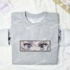 Daki Human Eyes Demon Slayer Anime Embroidered Shirt