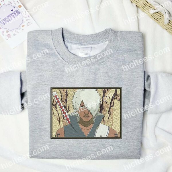 Darui Naruto Anime Embroidered Shirt