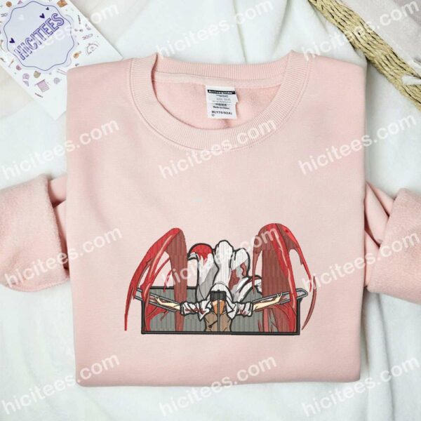 Denji Combat Chainsaw Man Anime Embroidered Shirt