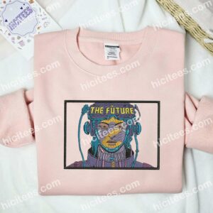 The Cool Cyberpunk Art of DeathBurger Embroidered Shirt 2 The Cool Cyberpunk Art of DeathBurger Embroidered Shirt