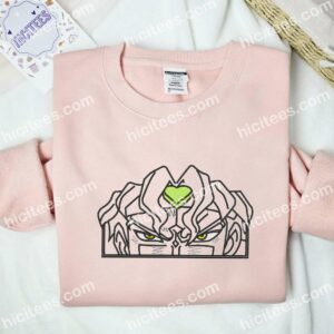 Dio Brando Eyes JoJo's Bizarre Adventure Anime Embroidered Shirt 2 Dio Brando Eyes JoJos Bizarre Adventure Anime Embroidered Shirt