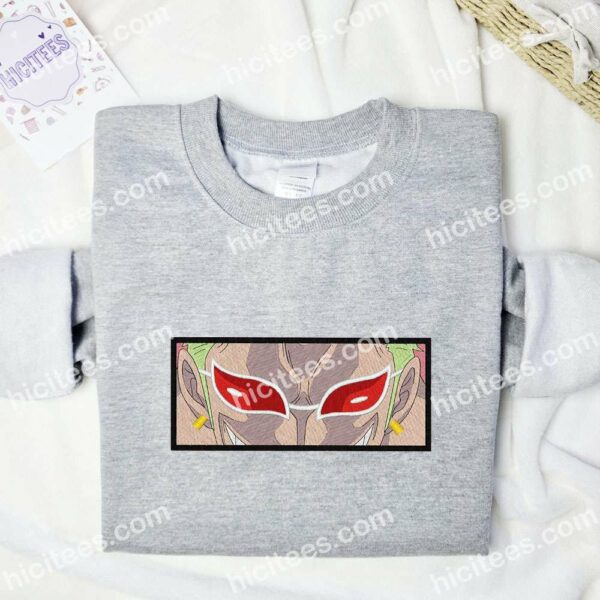 Doflamingo Eyes One Piece Anime Embroidered Shirt