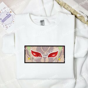 Doflamingo Eyes One Piece Anime Embroidered Shirt 3